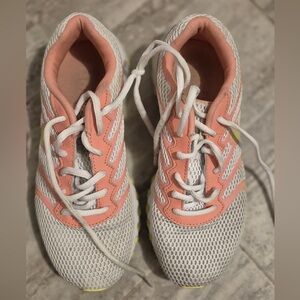 Stylish Coral and White Women's Athletic Shoes